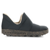 Women's crus black vegan quilted boot by Asportuguesas