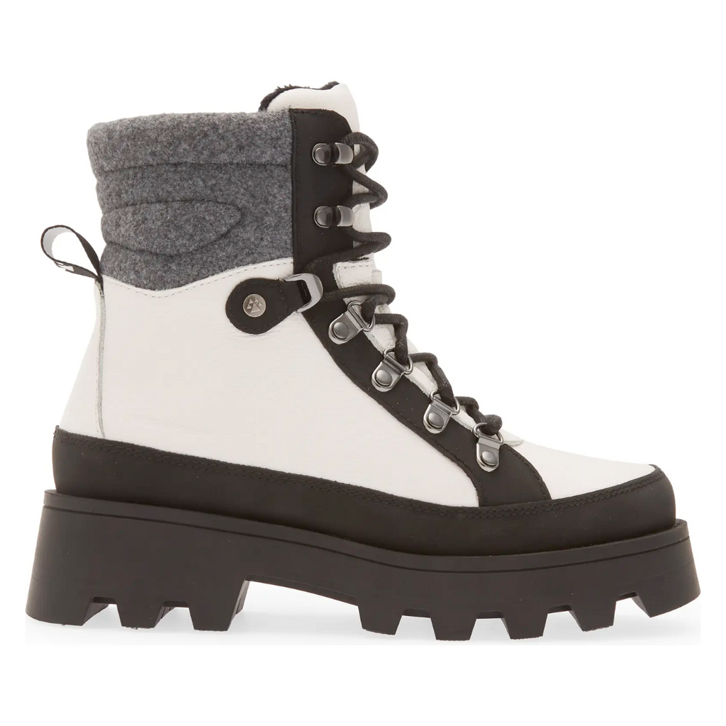 Women's suma white/black waterproof winter boot by Cougar