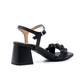 DALI BLACK Women's Sandals Heels Ateliers    