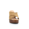 Women's wilma cognac block heel sandal by Bos & co