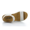 Women's gogo silver cork wedge sandal by Fly London