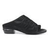 Women's lalana black toe post suede mule by Antelope