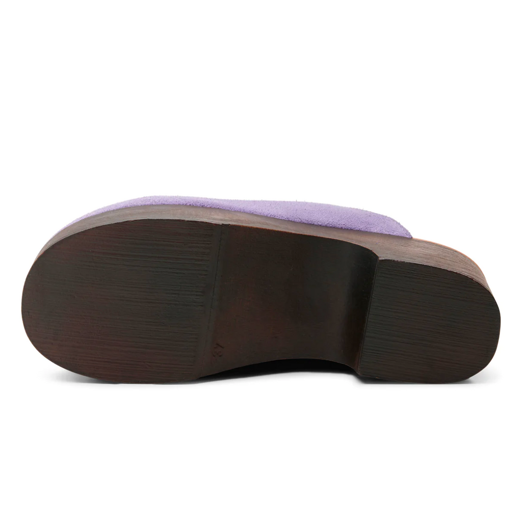 Women's dixie clog mauve mule by Shoe the Bear