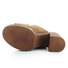 Women's wilma cognac block heel sandal by Bos & co
