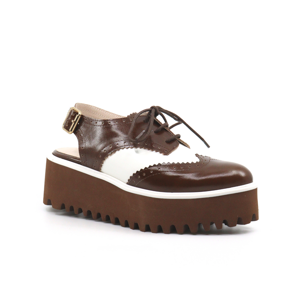 Women's spectator coffee oxford by All Black