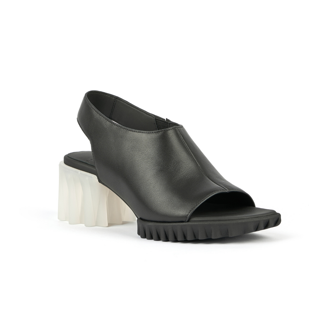 Women's bloffo ova black block heel sandal by 4ccccees