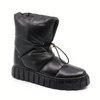 Women's victor black puffer style slip on boot by Atelier