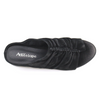 Women's lalana black toe post suede mule by Antelope
