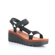 BLACK & BRICK YEFA SANDAL Women's Sandals Platforms Fly London    