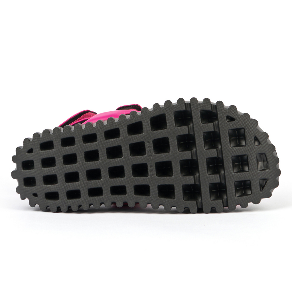 Women's waffo pure fushia platform sandal by 4ccccees