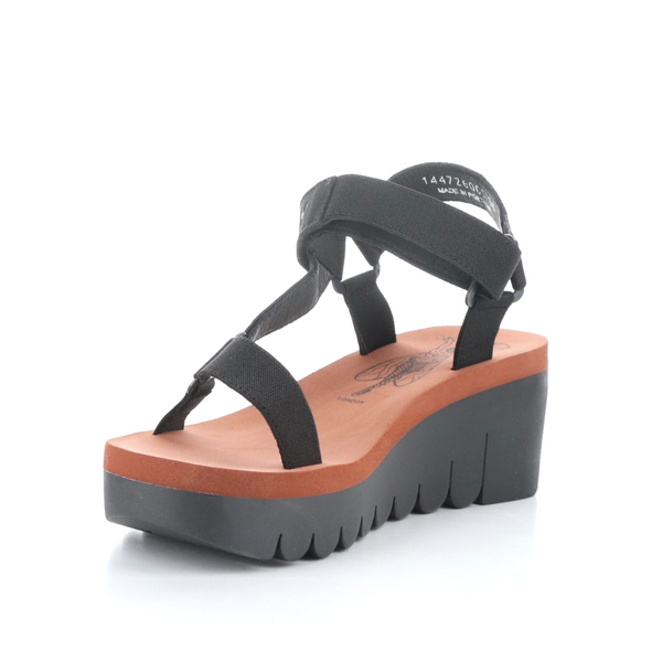 BLACK & BRICK YEFA SANDAL Women's Sandals Platforms Fly London    