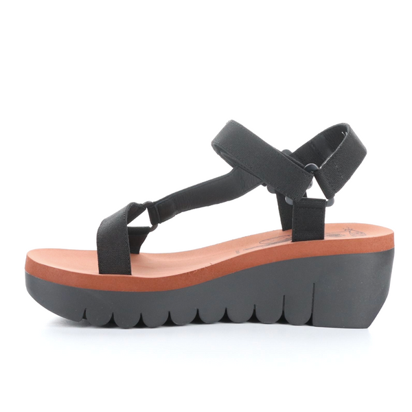 BLACK & BRICK YEFA SANDAL Women's Sandals Platforms Fly London    