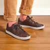 Men's LAE'AHI LI'ILI dark wood lace up leather sneaker by Olukai