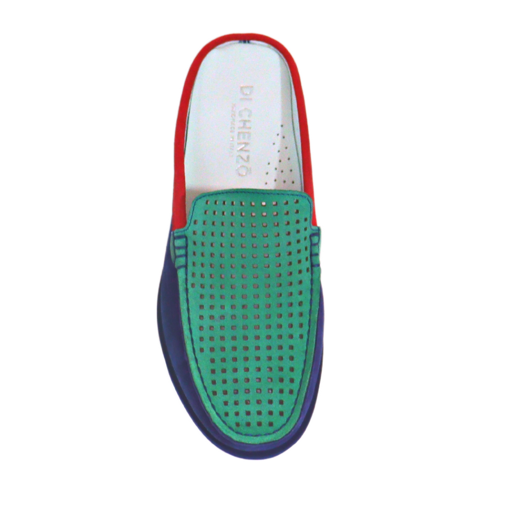 women's slip on loafer ischia color block by Di Chenzo