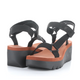 BLACK & BRICK YEFA SANDAL Women's Sandals Platforms Fly London    