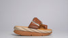Women's mellow glow brown platform sandal by 4ccccees