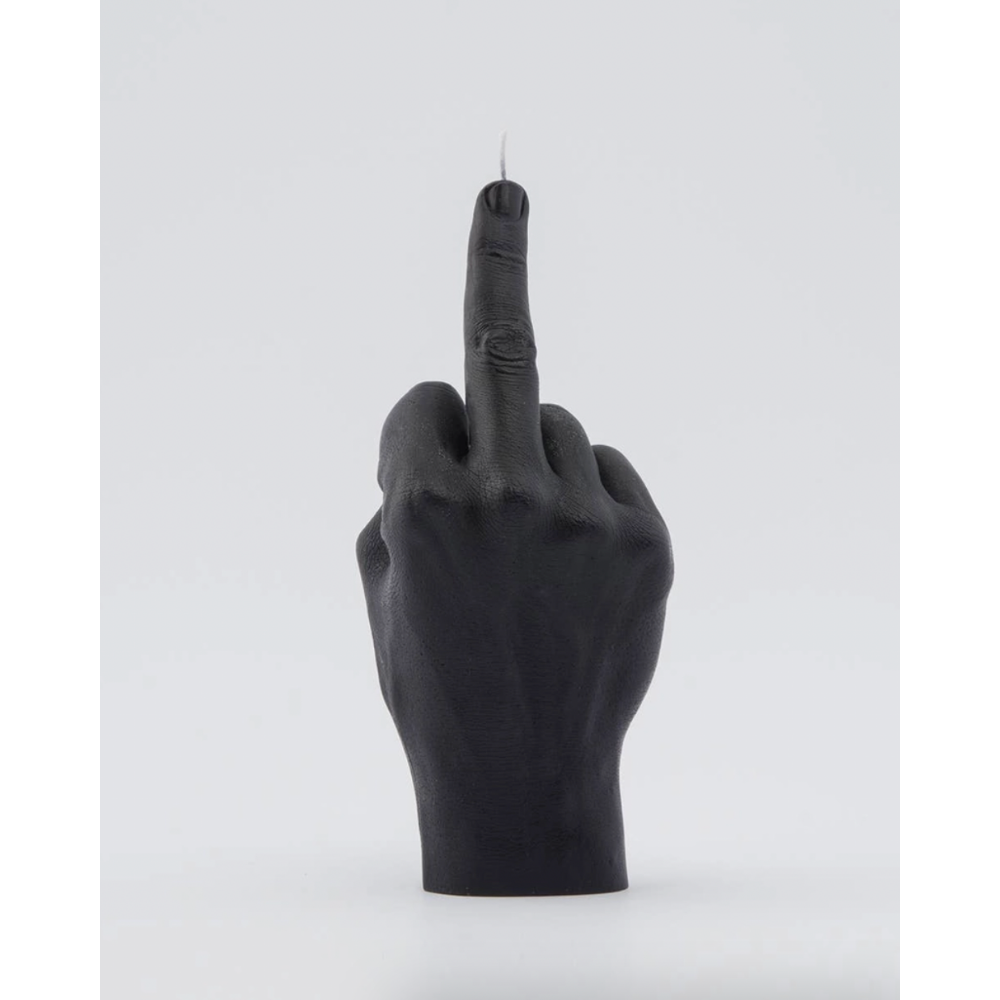 funny gift candle hand black fck you middle finger by 54 celsius