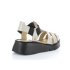 Women's pefi silver fisherman style sandal by Fly London