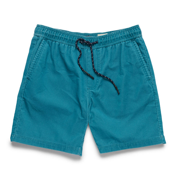 Men's Noah corduroy teal shorts by surfside supply
