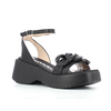 Women's wild negro chain link platform sandal by Wonders