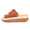 Women's mellow glow brown platform sandal by 4ccccees