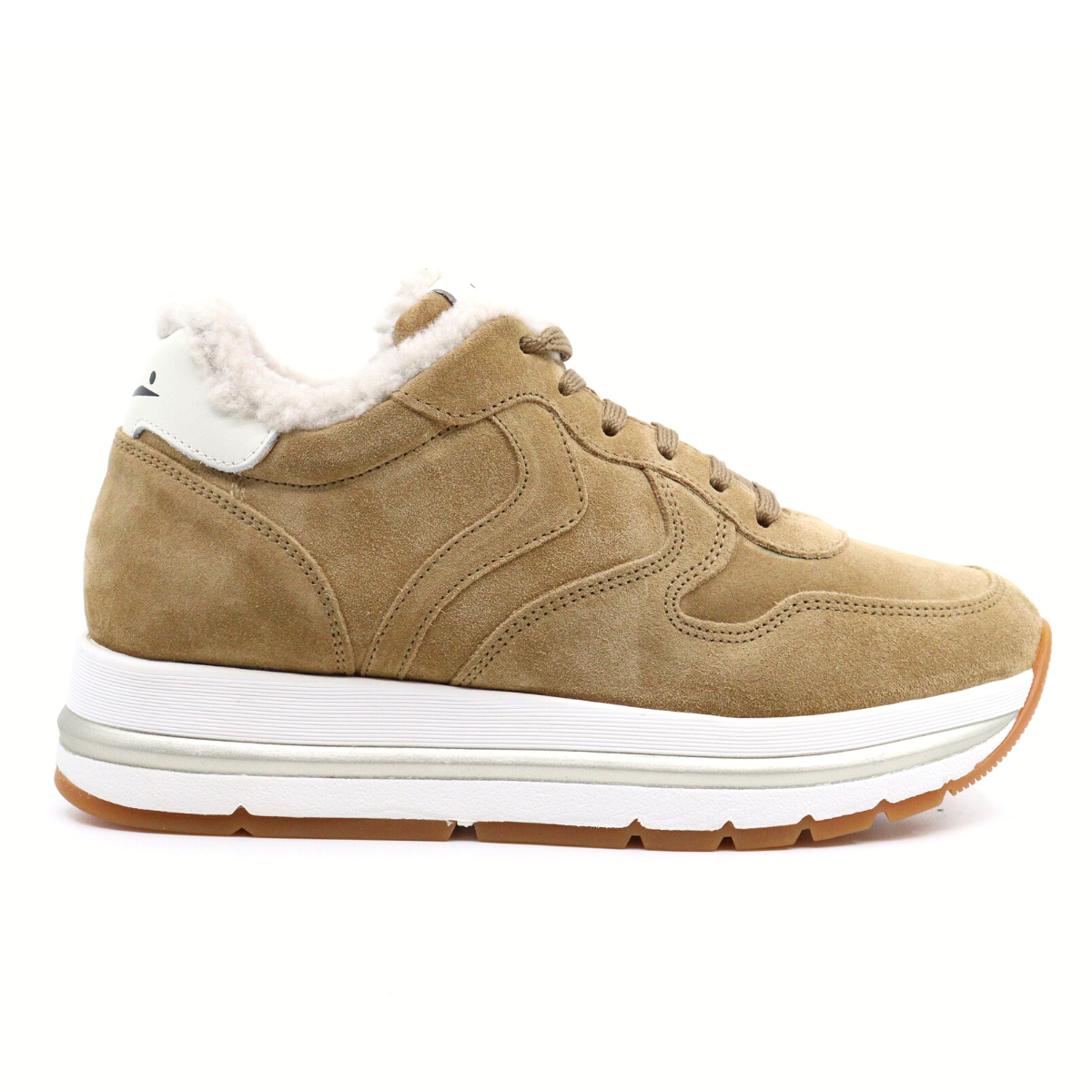 MARAN FUR TOBACCO Women's Sneakers Voile Blanche    