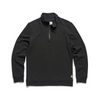 mens BOBBY FLEECE QUARTER ZIP CHARCOAL