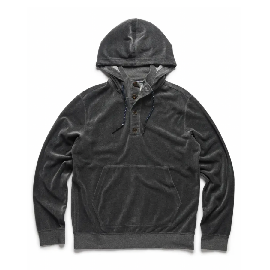 Mens clearance velour pullover