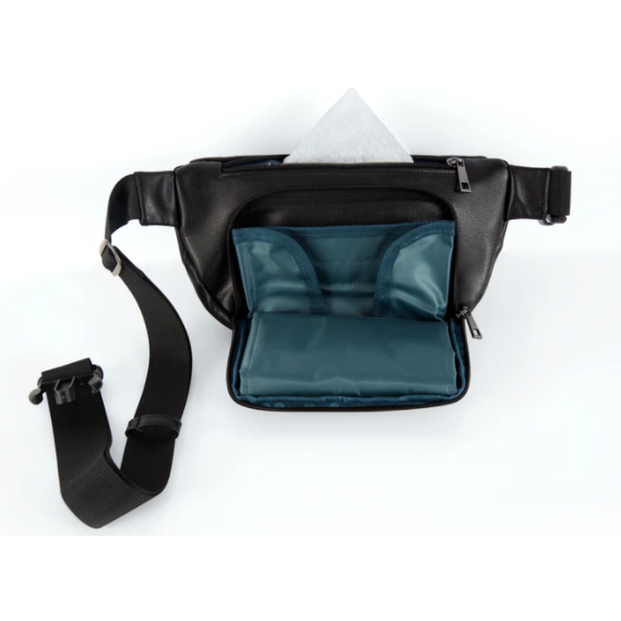 DIAPER BAG FANNY PACK - BLACK Gifts + Accessories Bags Kibou    