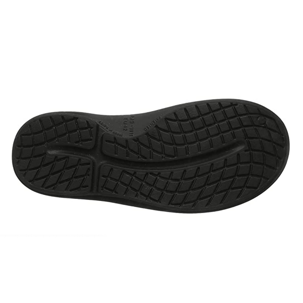 OOCLOOG BLACK Unisex Shoes Oofos    