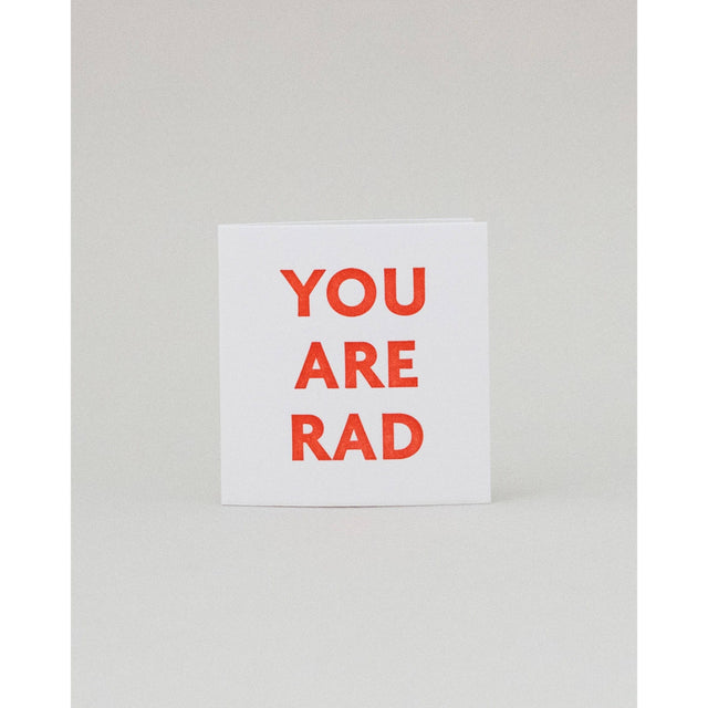 RAD MINI CARD Gifts + Accessories Home & Gifts Meshwork Press    