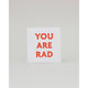 RAD MINI CARD Gifts + Accessories Home & Gifts Meshwork Press    