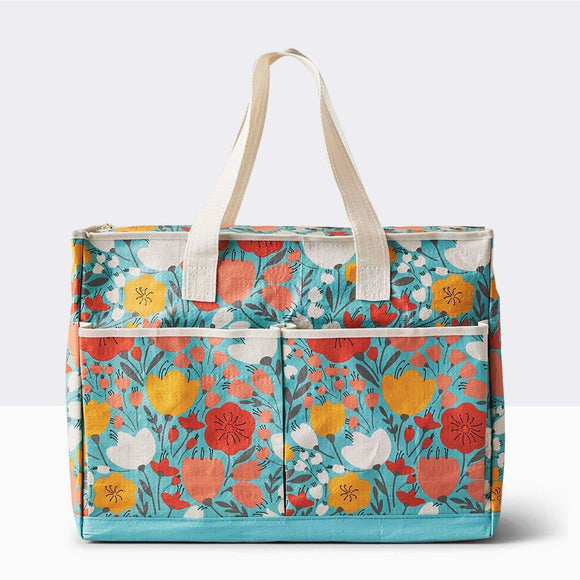 LARGE MULTI FLORAL TOTE Accessories Boon Supply    